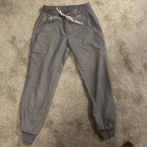 FIGS XS petite Zamora jogger in graphite gray excellent condition